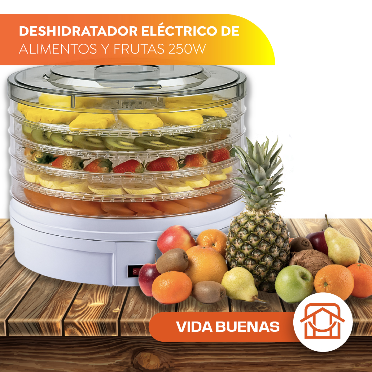 DESHIDRATADOR DE ALIMENTOS BLANIK 