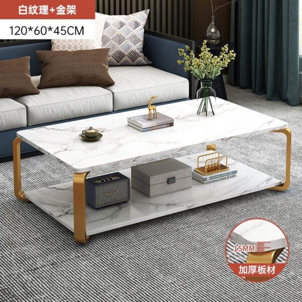 Sleek Rectangular Coffee Table – Contemporary Design for Modern Living Rooms - Imagen 3