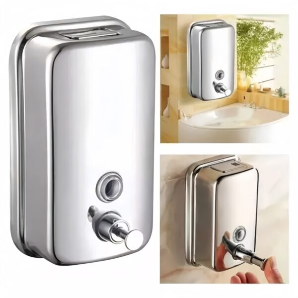 Premium Stainless Steel Soap Dispenser – Sleek, Durable & Elegant for Your Kitchen or Bathroom - Imagen 8