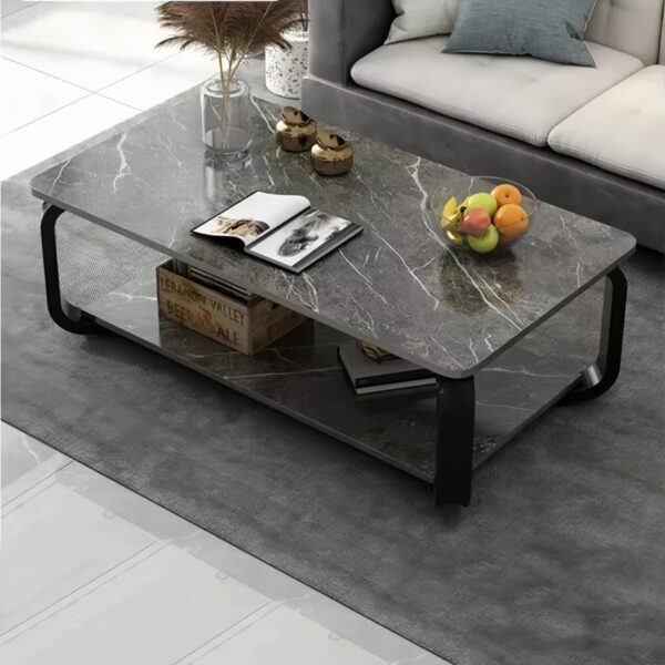 Sleek Rectangular Coffee Table – Contemporary Design for Modern Living Rooms - Imagen 5