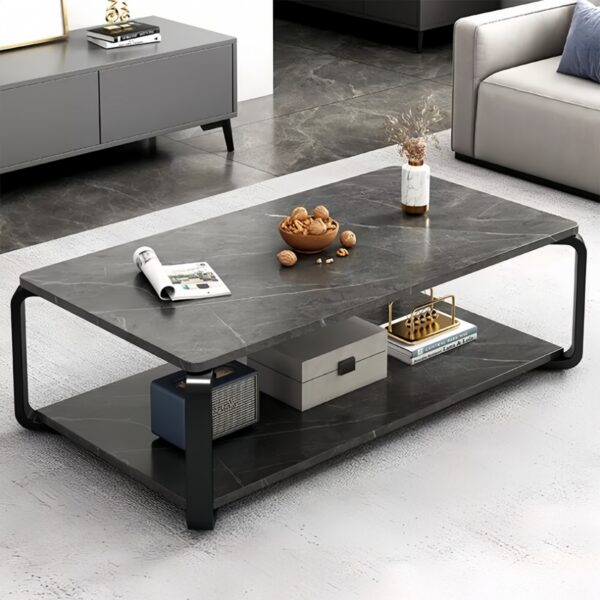 Sleek Rectangular Coffee Table – Contemporary Design for Modern Living Rooms - Imagen 4