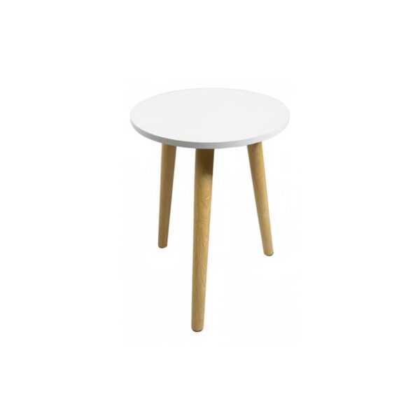 Small Round Table | Modern Minimalist Design, Multi-Functional Compact Table for Living Room, Bedroom, and Office - Imagen 12