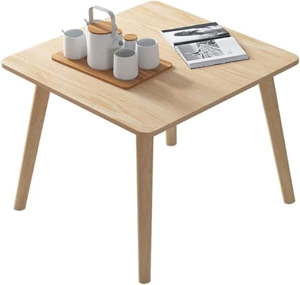 Small Square Table | Modern minimalist design, a multifunctional table for the living room, study, and office. - Imagen 10