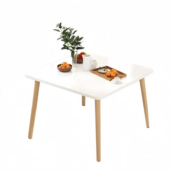 Small Square Table | Modern minimalist design, a multifunctional table for the living room, study, and office. - Imagen 6