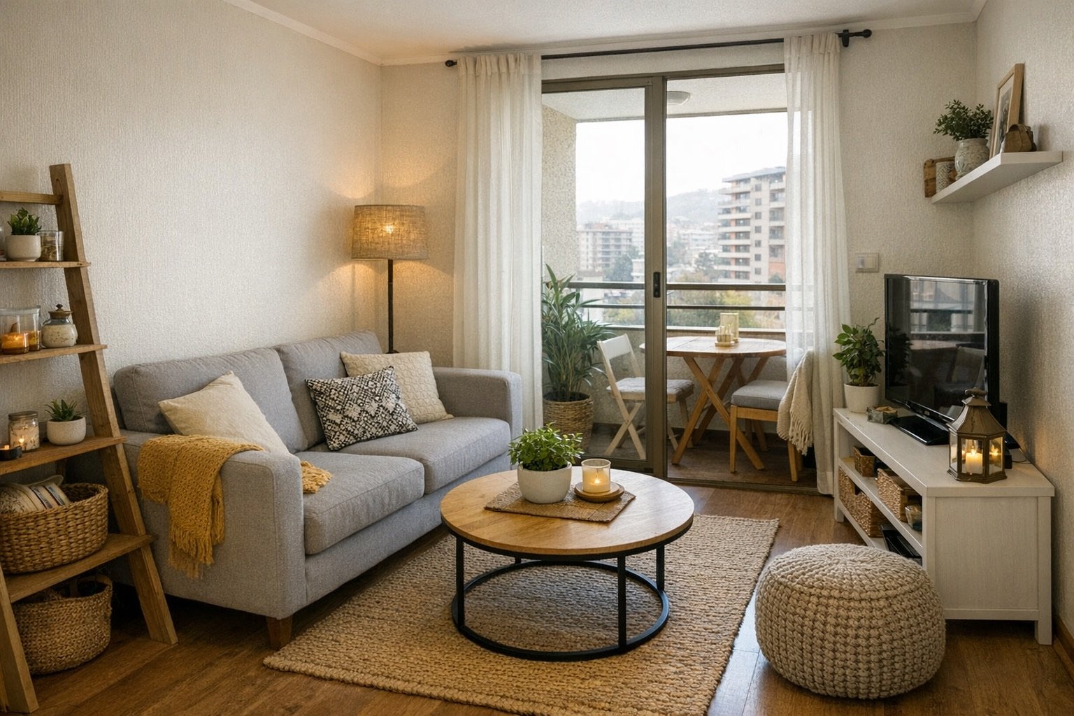 Qué busca realmente una persona cuando consulta 'decoración de living pequeño en arriendo sin hacer obras' - ejemplo visual para decoración de living pequeño en arriendo sin hacer obras