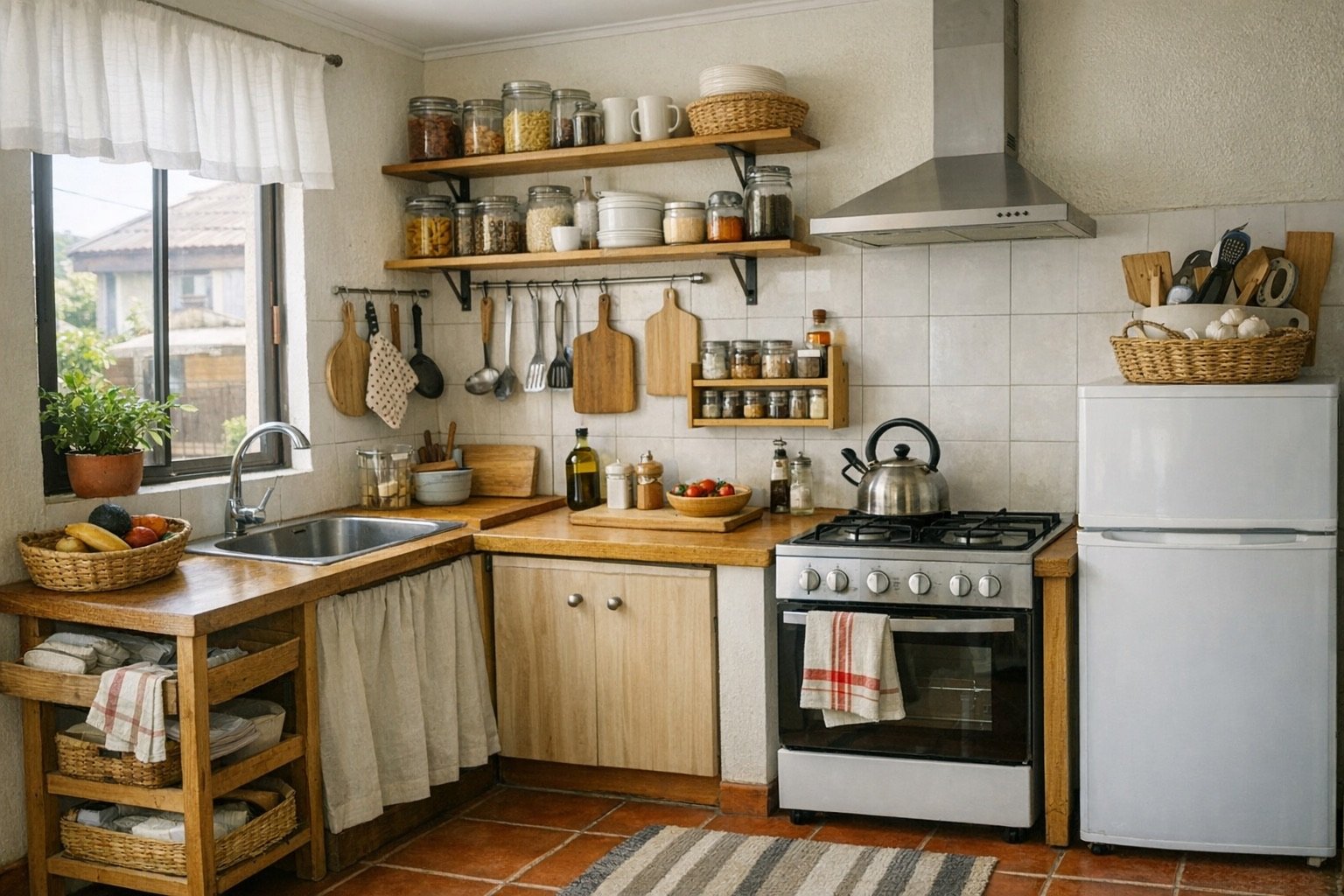 Cómo organizar una cocina pequeña: guía práctica para hogares en Chile - imagen principal para Vida Buenas