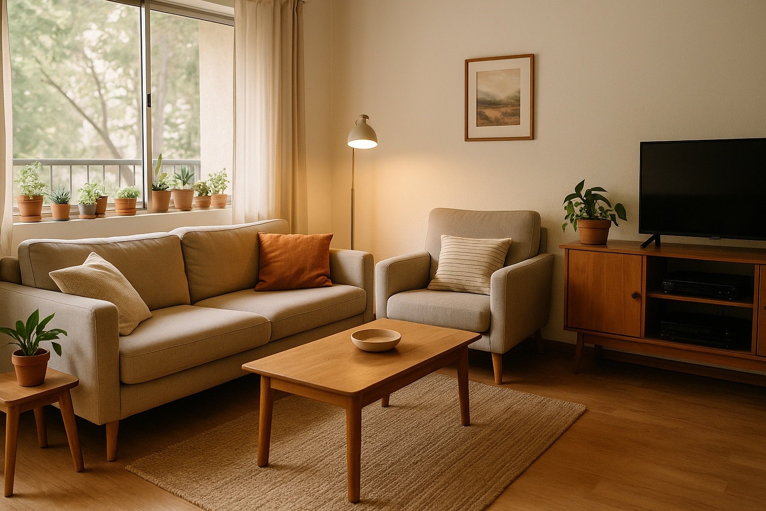 Cuándo conviene elegir una alternativa más funcional - ejemplo visual para ideas de living funcional para familias en departamento