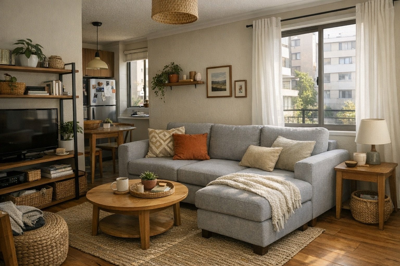 Sofás funcionales para living pequeño en viviendas urbanas: guía práctica para hogares en Chile - imagen principal para Vida Buenas