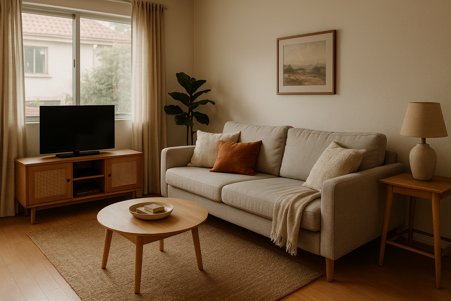Errores comunes que conviene evitar antes de comprar o decorar - ejemplo visual para cómo decorar un living pequeño en chile