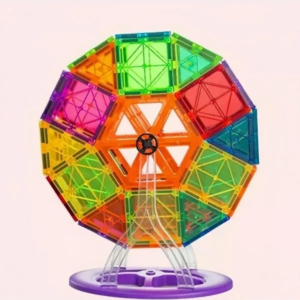 Bloques magnéticos de colores 60 piezas