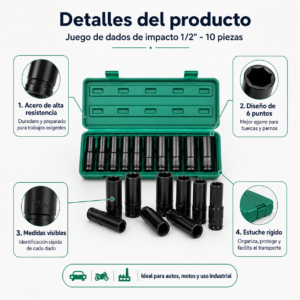 Set de dados 8-24 mm para herramientas