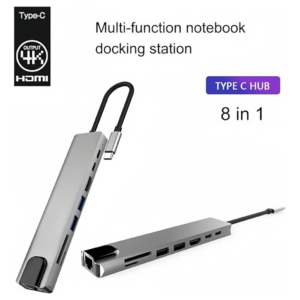 Hub USB-C 8 en 1 multifunción